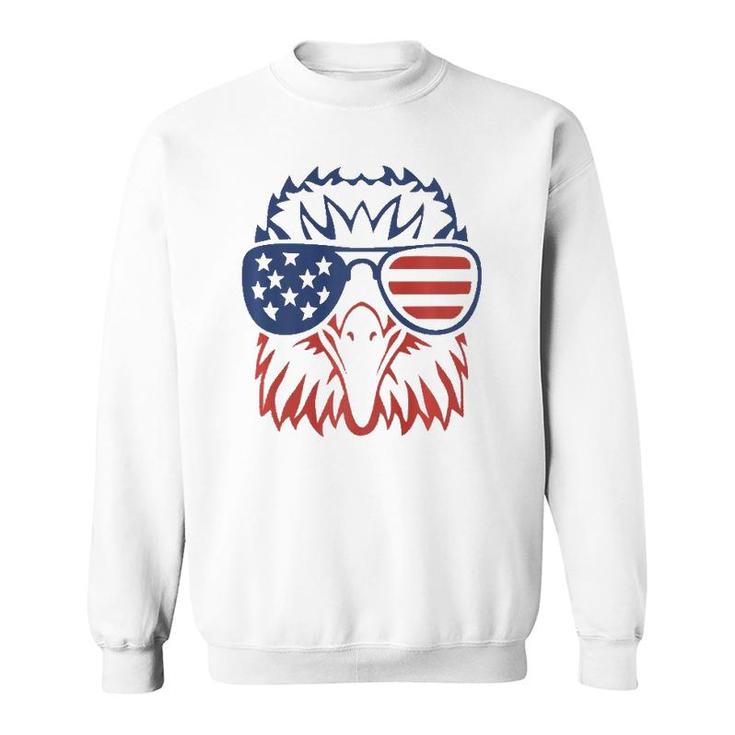 Patriotic Eagle 4Th Of July Usa American Flag Sweatshirt