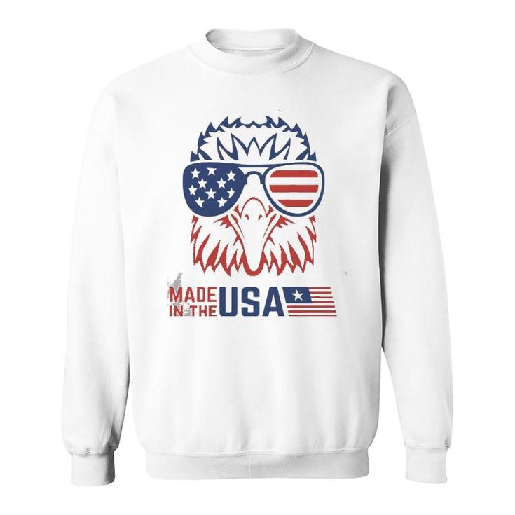 Patriotic Eagle Pride Merica America American Flag Sweatshirt