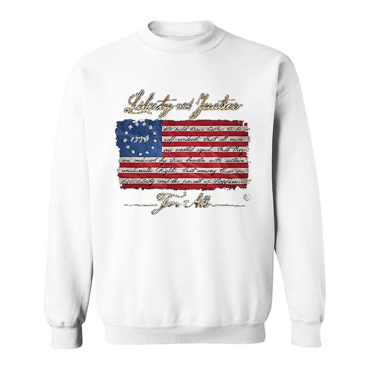 Patriotic Patriotic 1776 Betsy Ross Sweatshirt
