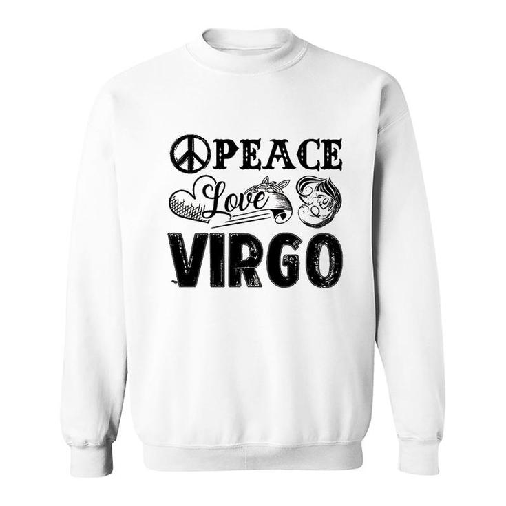 Peace Love Virgo Sweatshirt