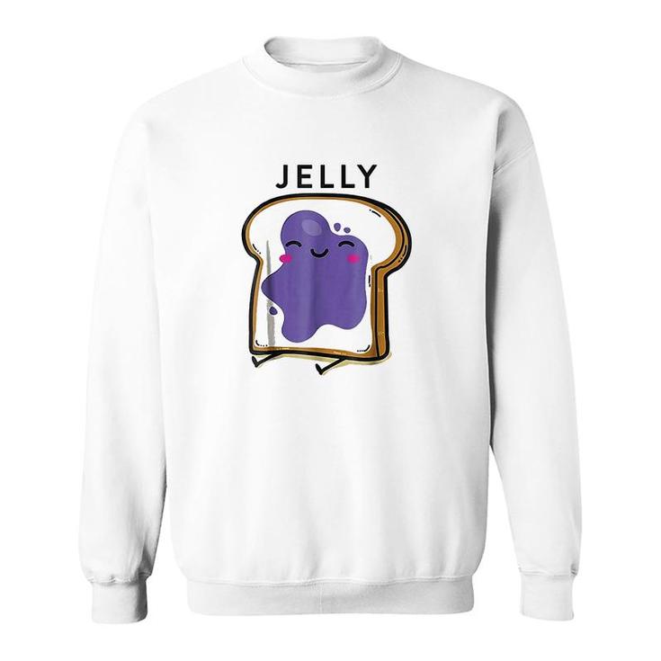 Peanut Butter Jelly Matching Grape Best Friend Sweatshirt