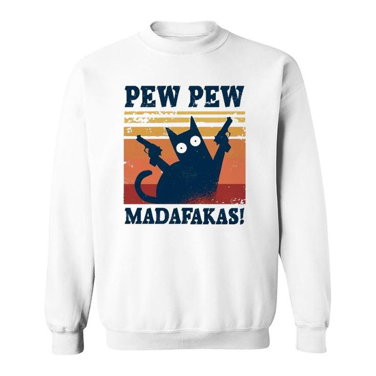 Pew Madafakas  Cats Tops Summer Dresses Pyjamas Pew Cat Sweatshirt