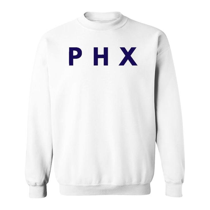 Phoenix Az Fans Latitude & Longitude Phx Basketball Sweatshirt