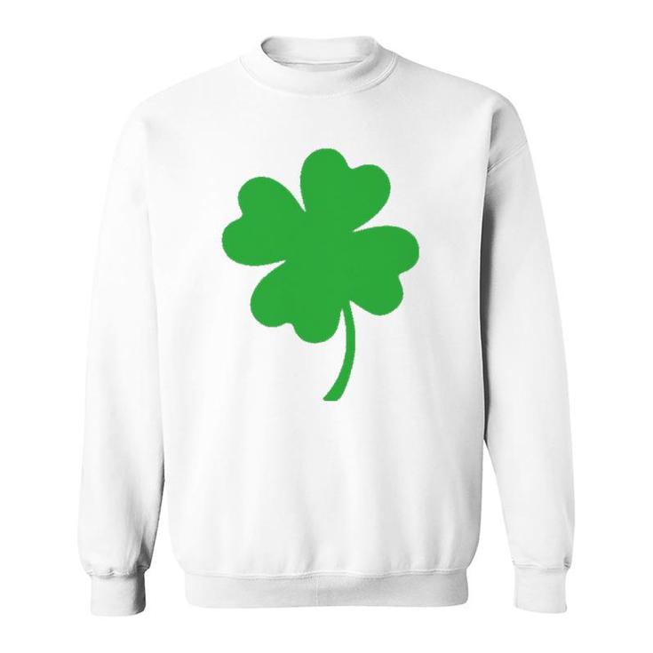 Pocket Size Clover Leaf Shamrock St Patricks Day Sweatshirt