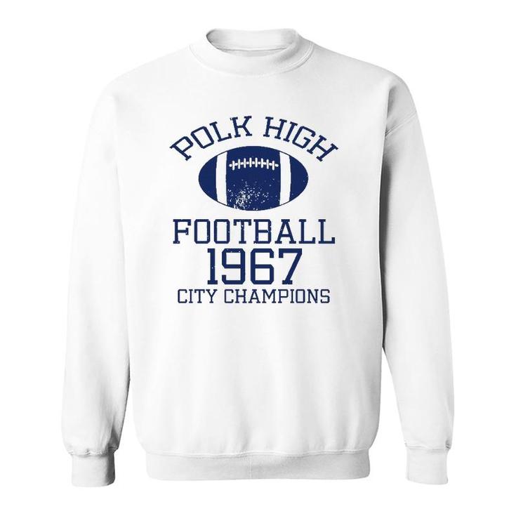 Polk High 33 Football Jersey 90S 80S Pullover Sweatshirt
