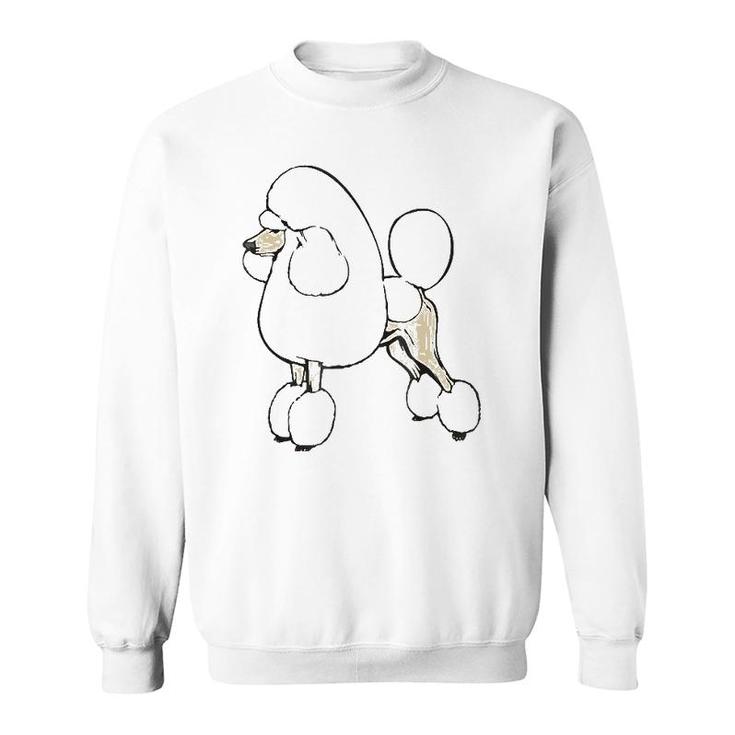 Poodle Dog Breed Gift For Animal Dogs Fan Lover Sweatshirt