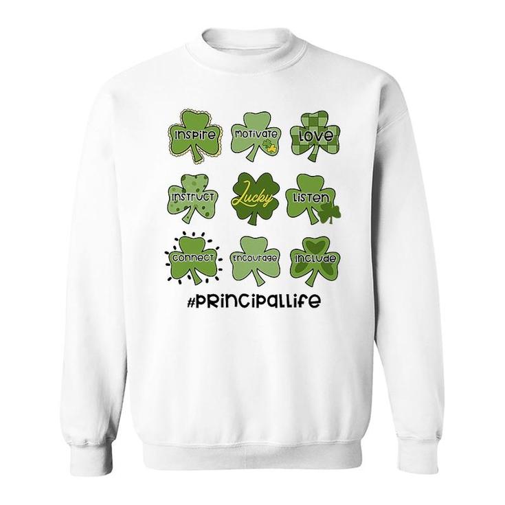Principal Lucky Shamrock Patricks Day Sweatshirt