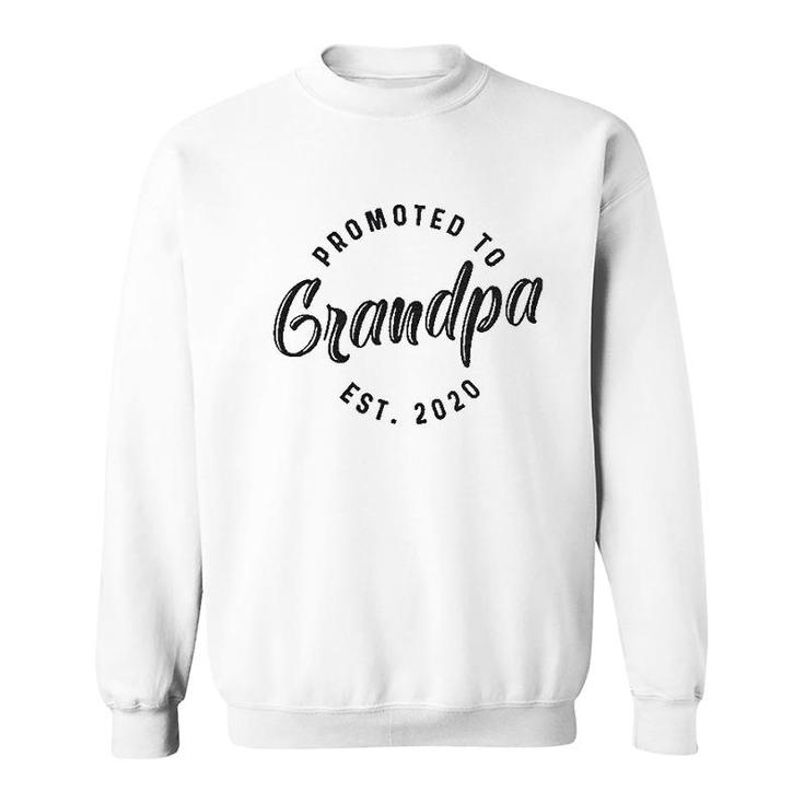 Promoted To Grandpa Est 2020 Sweatshirt