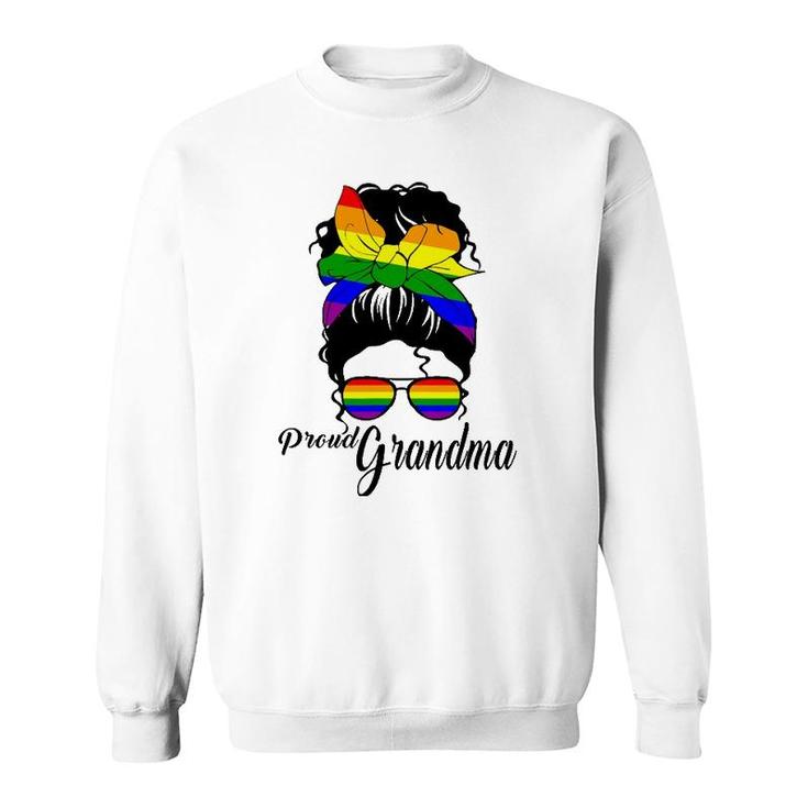 Proud Grandma Mothers-Day Gay Pride Lgbt-Q Grandmom Sweatshirt