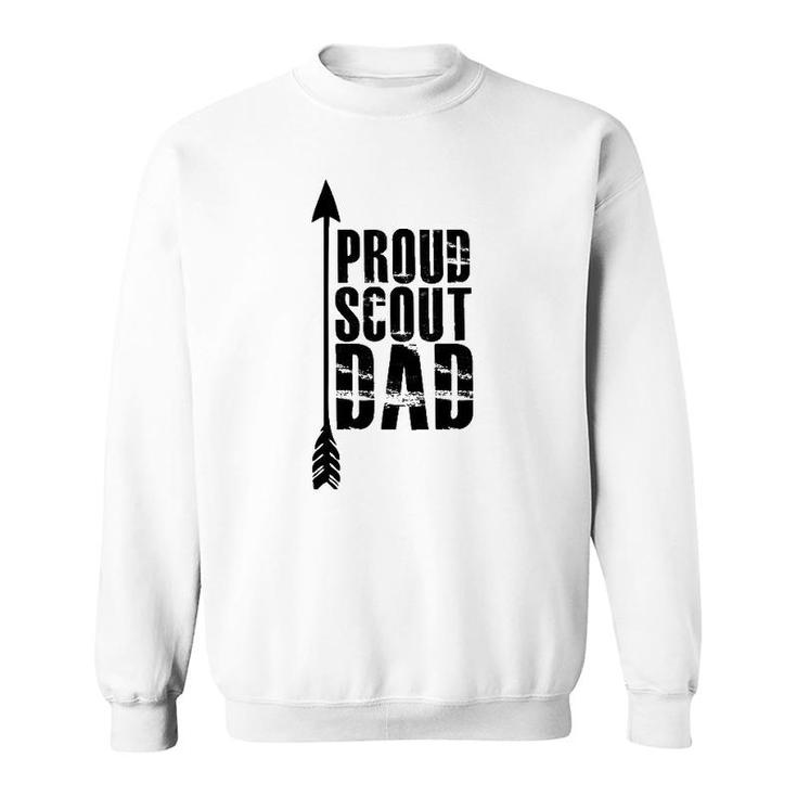 Proud Scout Dad - Parent Father Of Boy Girl Club Sweatshirt