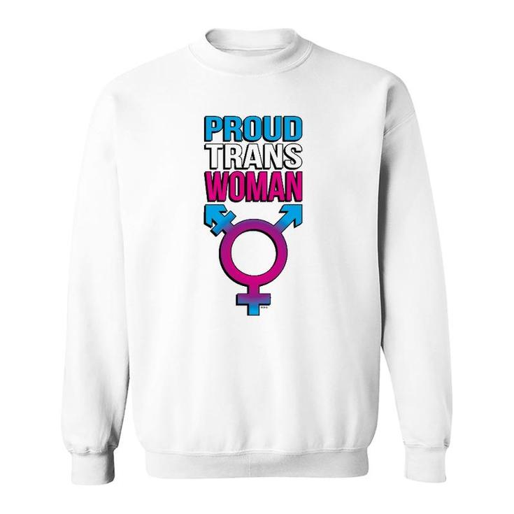 Proud Trans Woman Transgender Pride Sweatshirt