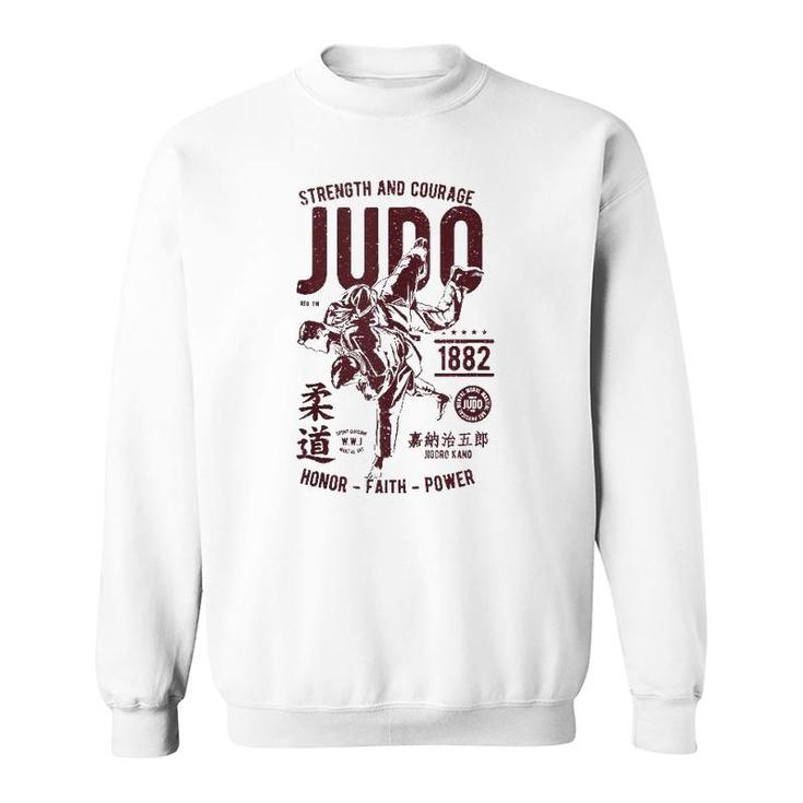 Retro Judovintage Judo  Sweatshirt