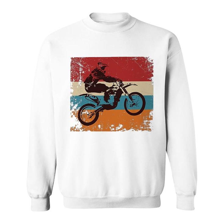 Retro Off Road Motorcycle Motocross Sweatshirt