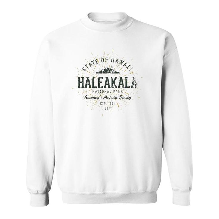 Retro Style Vintage Haleakala National Park Sweatshirt