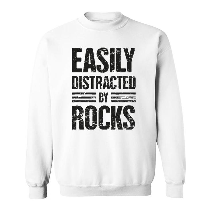 Rock Collector Geology & Mineral Rockhounding Rockhound Sweatshirt