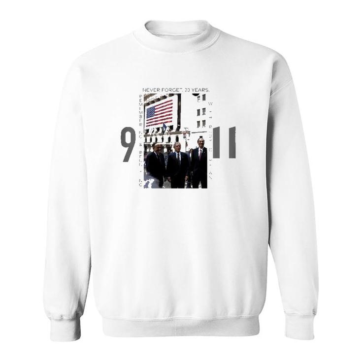 Rudy Giuliani 9 11 20Th Anniversary  Fit Mens Sweatshirt