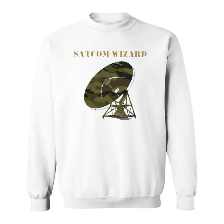 Satcom Wizard Satellite Communications Satcom Sweatshirt