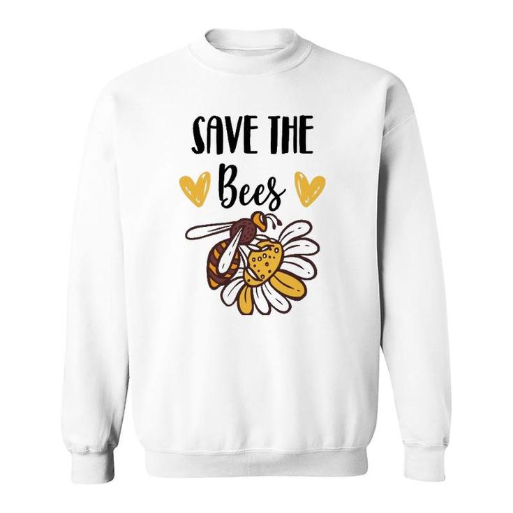 Save The Bees Honey Environmentalist Pullover Sweatshirt