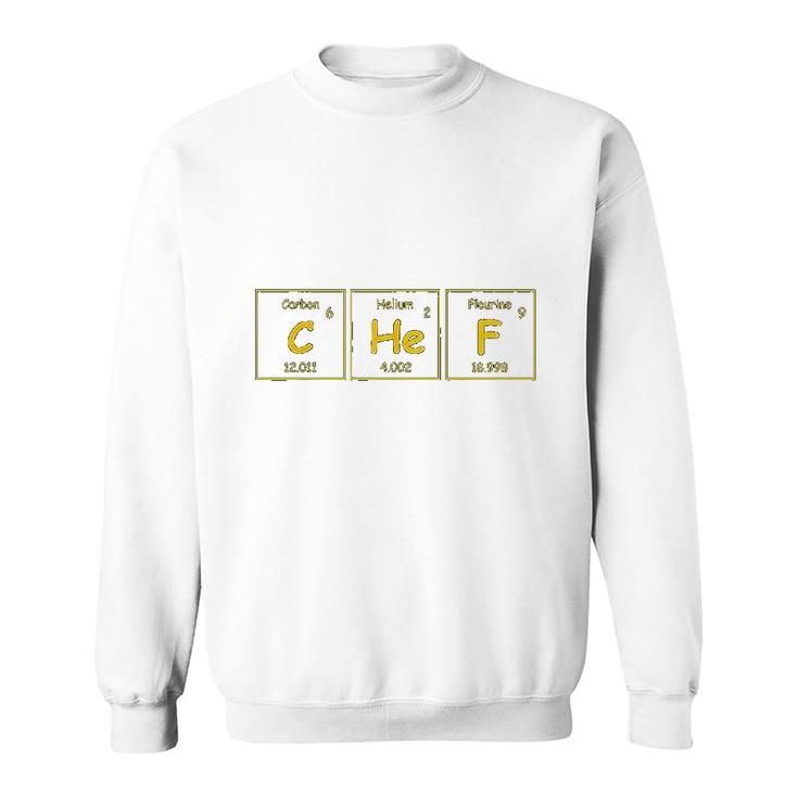 Science Periodic Table Chef Sweatshirt