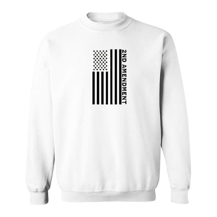 Second Amendment American Flag Graphic Sweatshirt