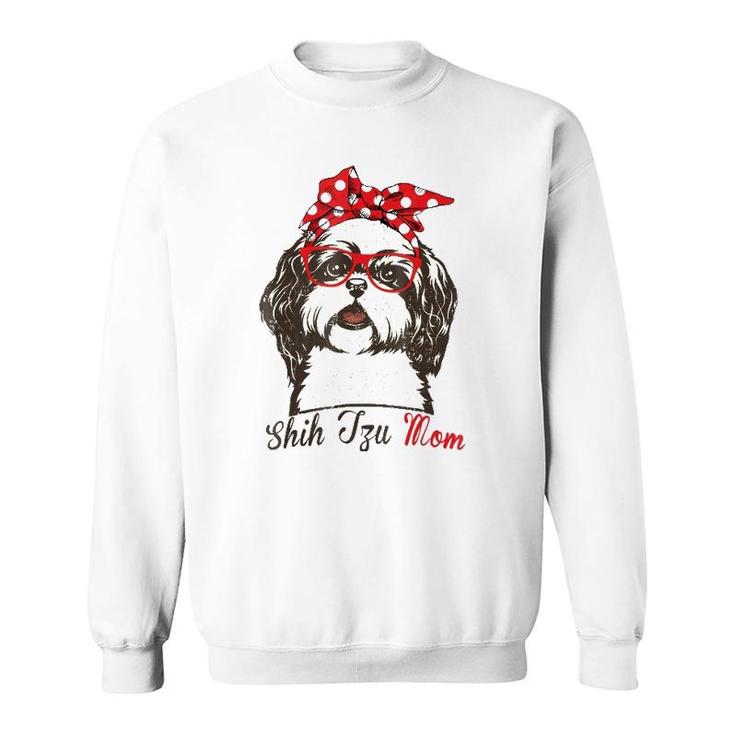 Shih Tzu Mom  For Dog Lovers-Mothers Day Sweatshirt
