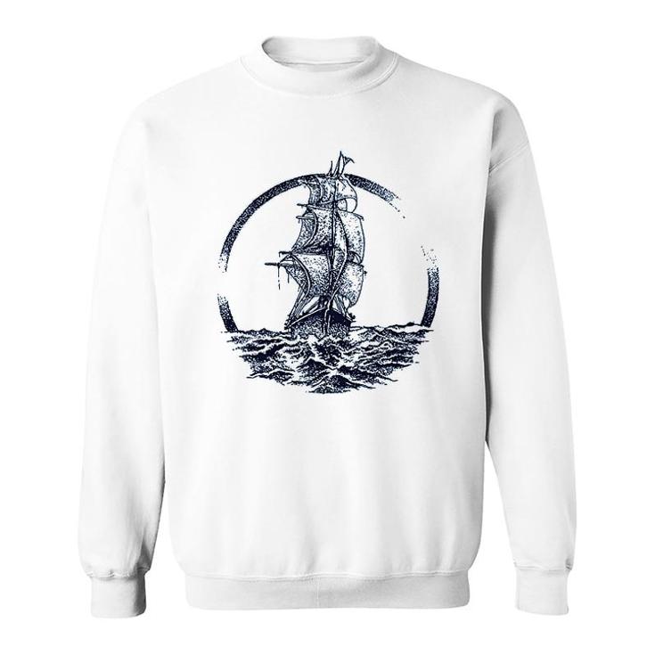 Ship Sailing The Ocean Seas Sweatshirt