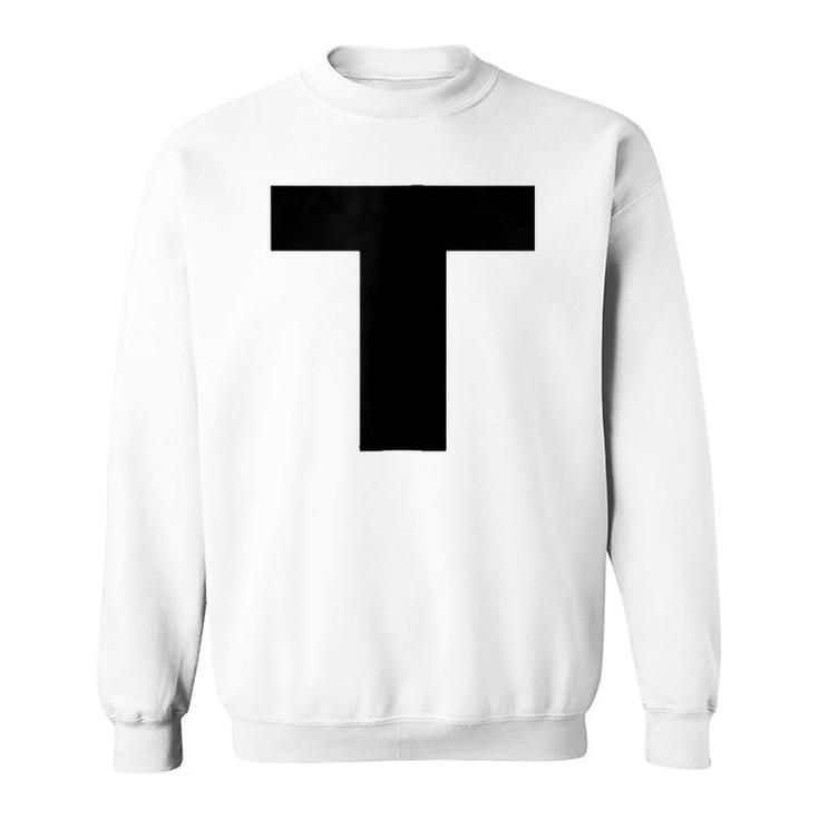 Simple Letter T Sweatshirt