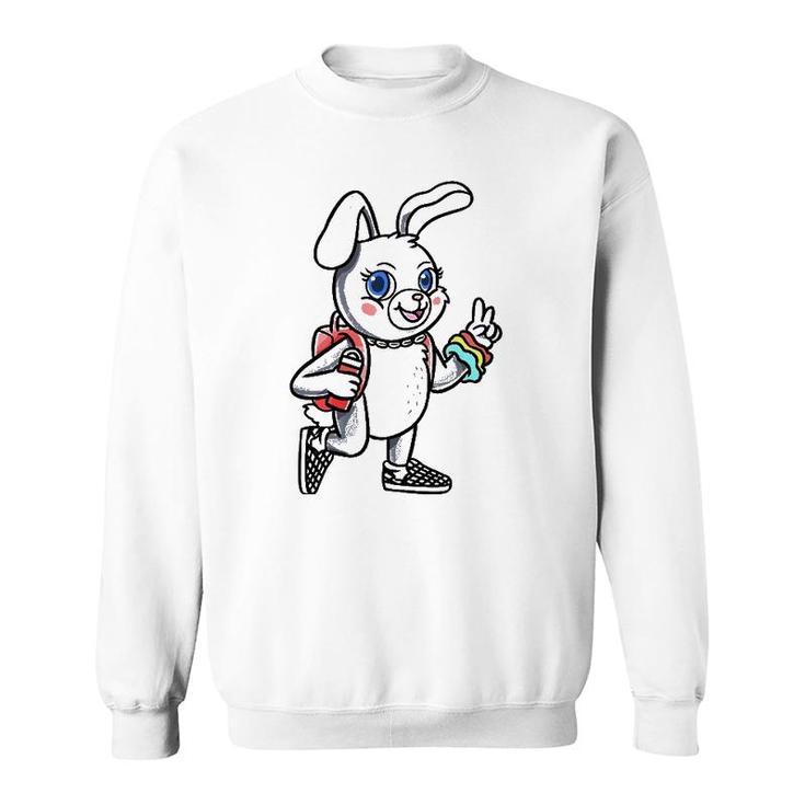 Sksksk And I Oop Easter Bunny Rabbit Sweatshirt