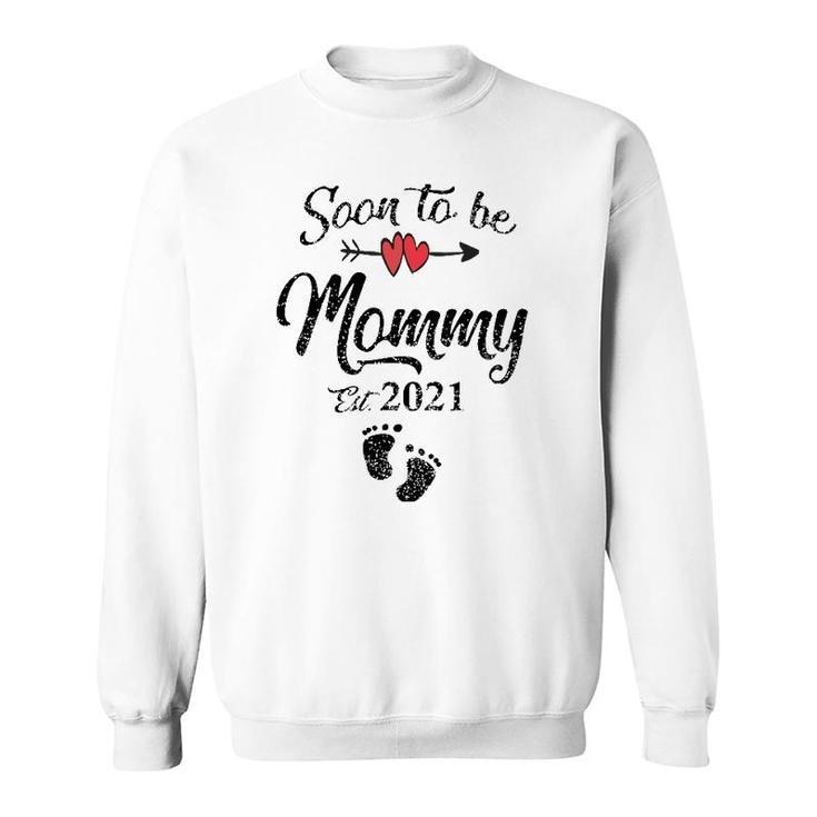 Soon To Be Mommy Mothers Day For Mom Pregnancy Sweatshirt