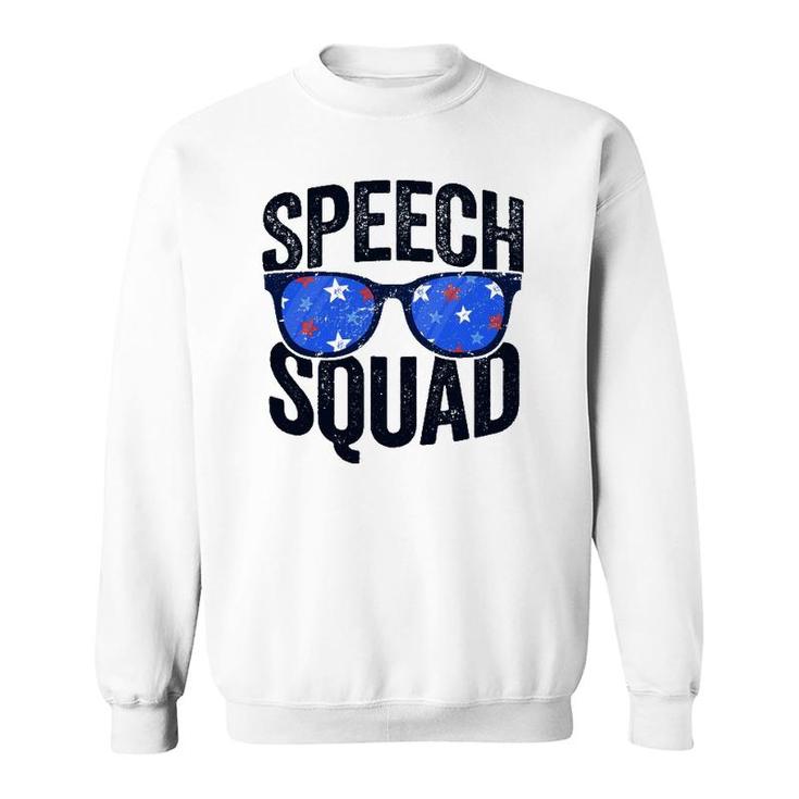 Speech Squad Funny Language Pathologist Teacher Sweatshirt