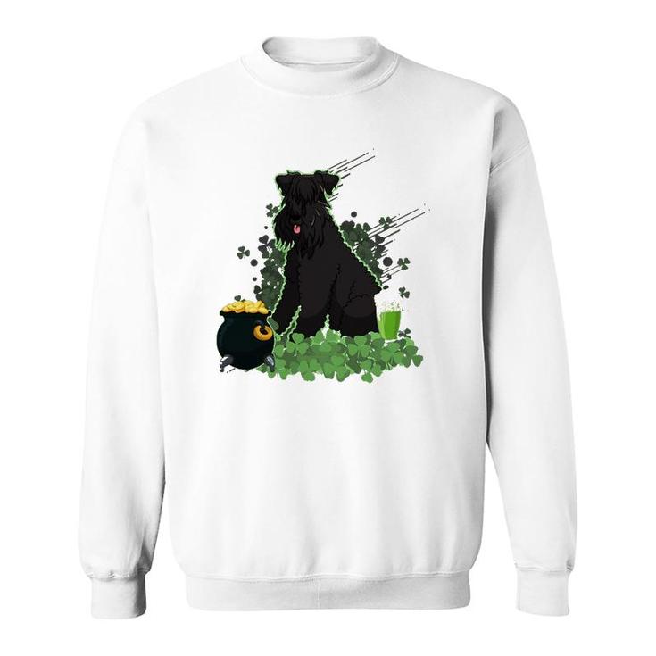 St Patrick's Day Kerry Blue Terrier Dog Sweatshirt