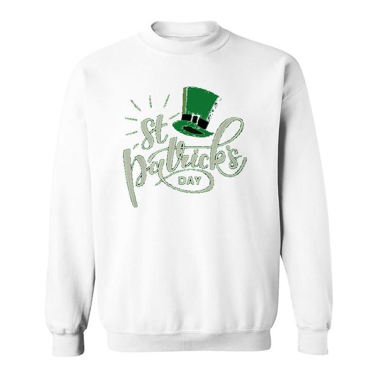 St Patricks Day  Patrick Hat Lucky Sweatshirt