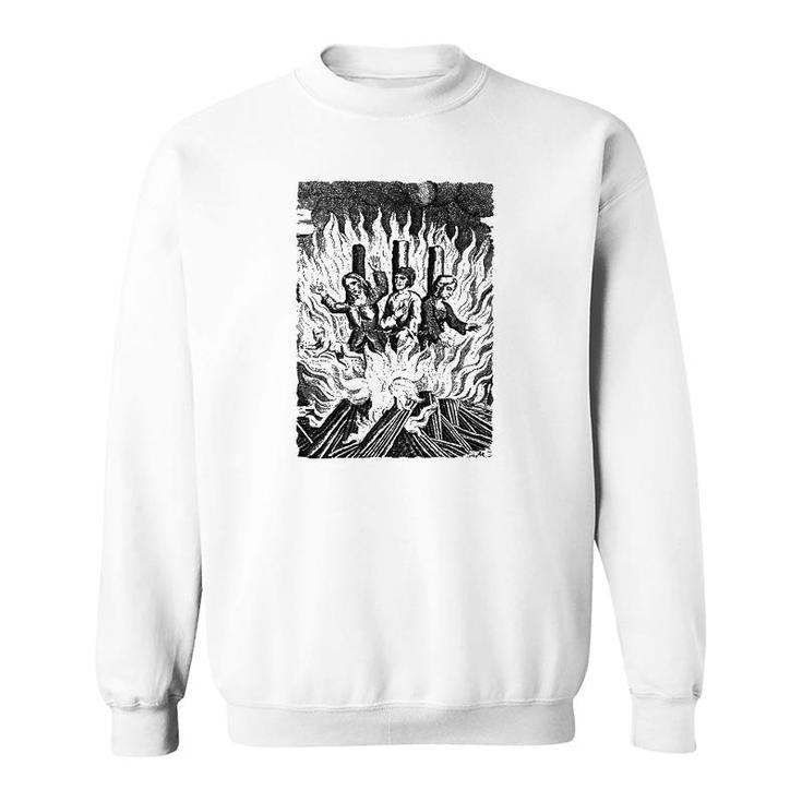 Stay Lit Witches Funny Pagan Occult Sweatshirt