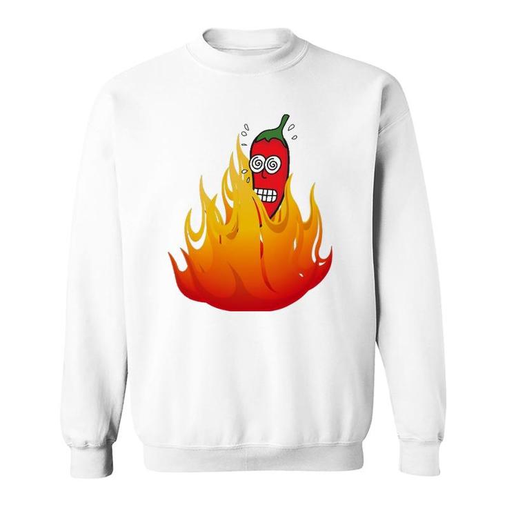 Super Hot Pepper Eating Contest Ghost Peppers Sweatshirt
