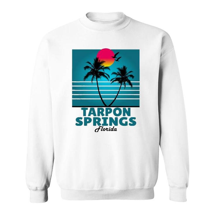Tarpon Springs Florida Fl Summer Seagulls Souvenirs Sweatshirt