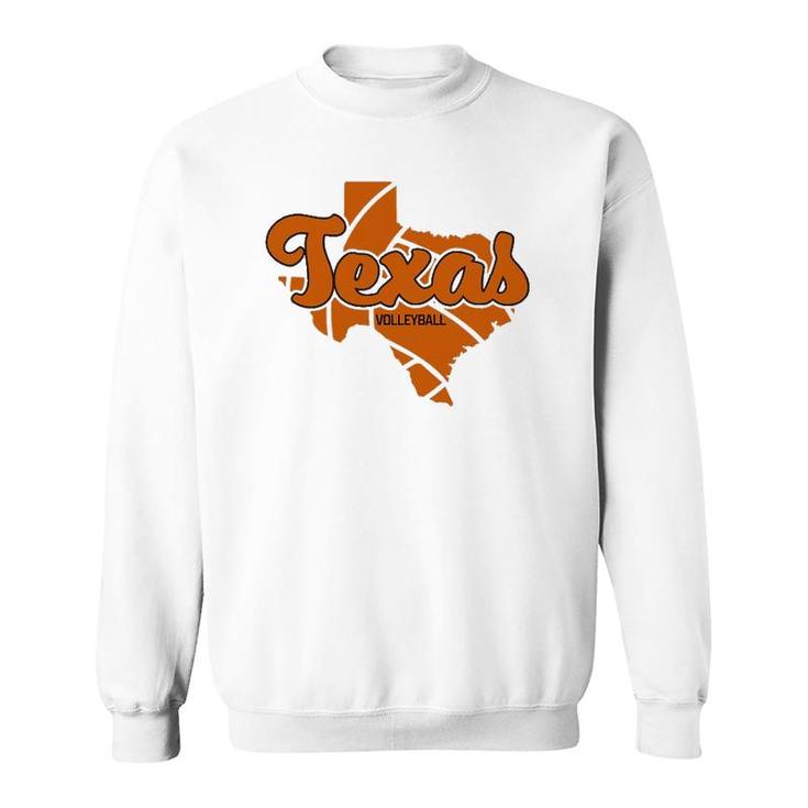 Texas Volleyball Retro Script Sweatshirt