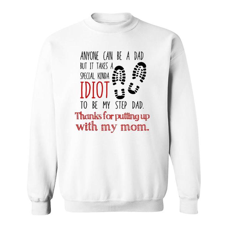 Thank You Stepdad Stepfather Gifts From Daughter Funny Sweatshirt