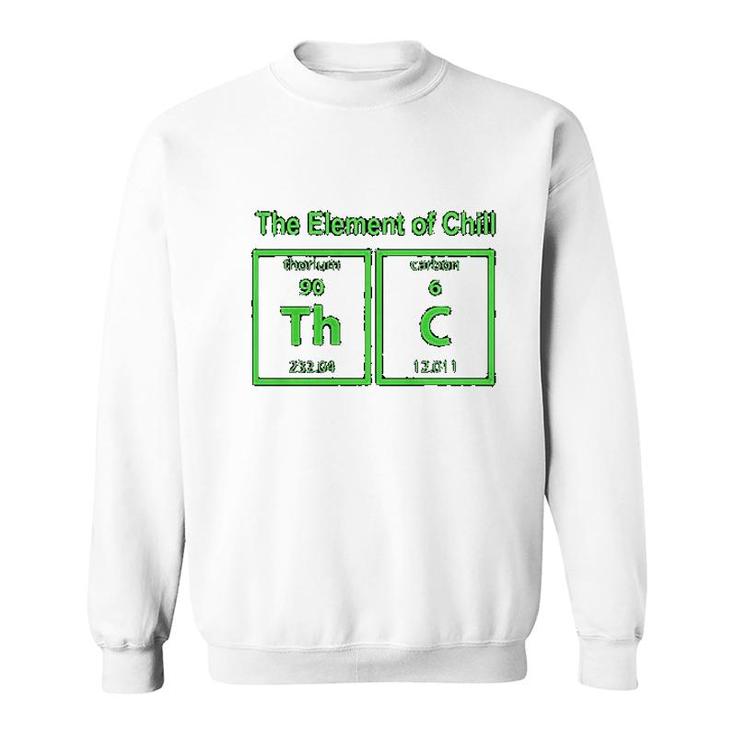 The Element Of Chill Funny Science Sweatshirt