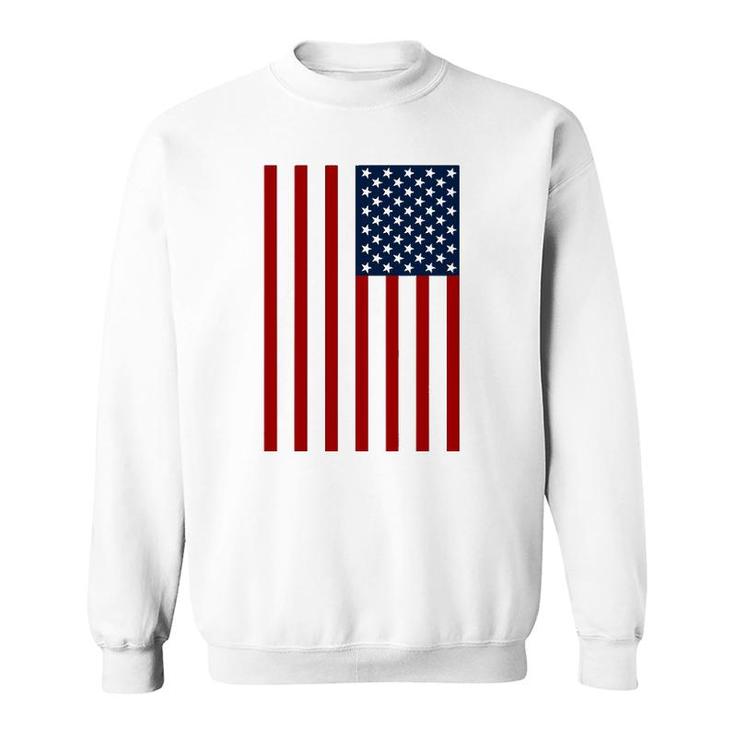 Usa American Patriotic Flag United States Red White And Blue Sweatshirt