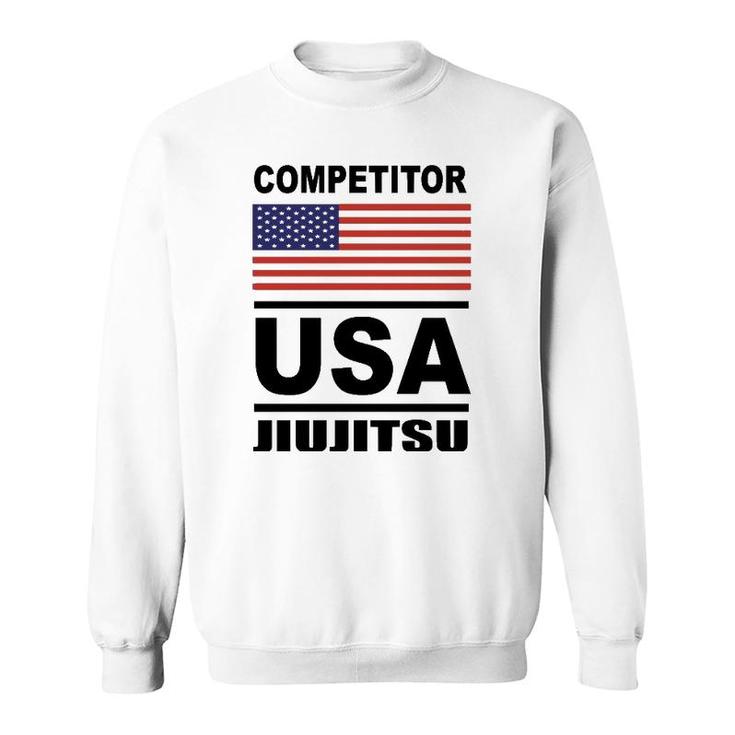 Usa Bjj Competitor Usa Jiu Jitsu Sweatshirt
