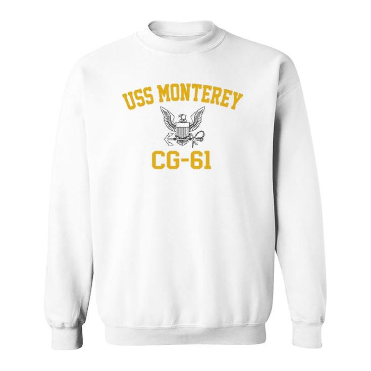 Uss Monterey Cg 61  Sweatshirt
