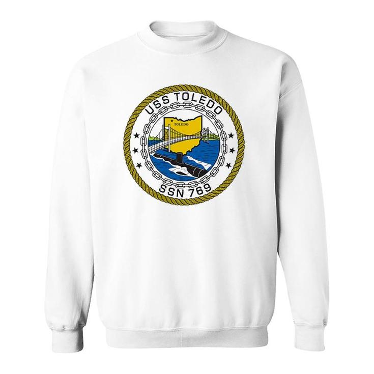 Uss Toledo Ssn 769 United States Navy Sweatshirt