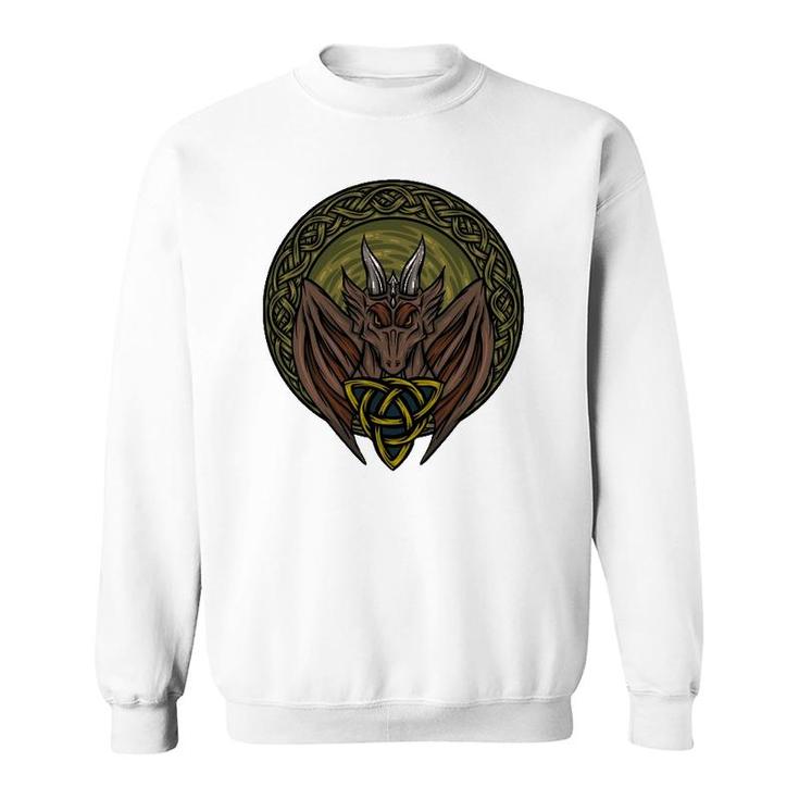 Viking Dungeon Norwegian Dragon Lover Celtic Dragon Sweatshirt