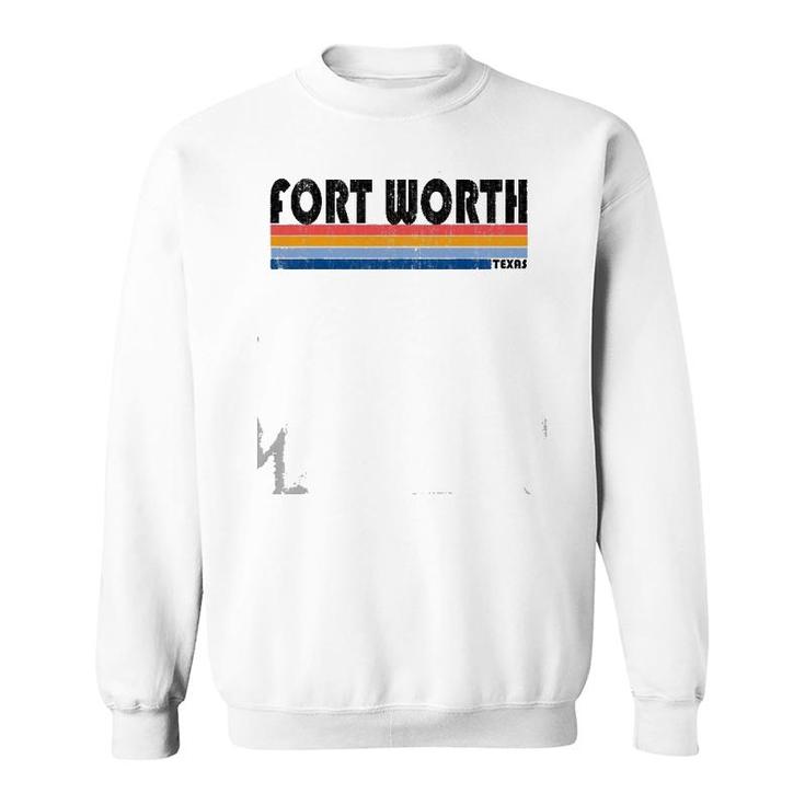 Vintage 1980S Style Fort Worth Tx Sweatshirt