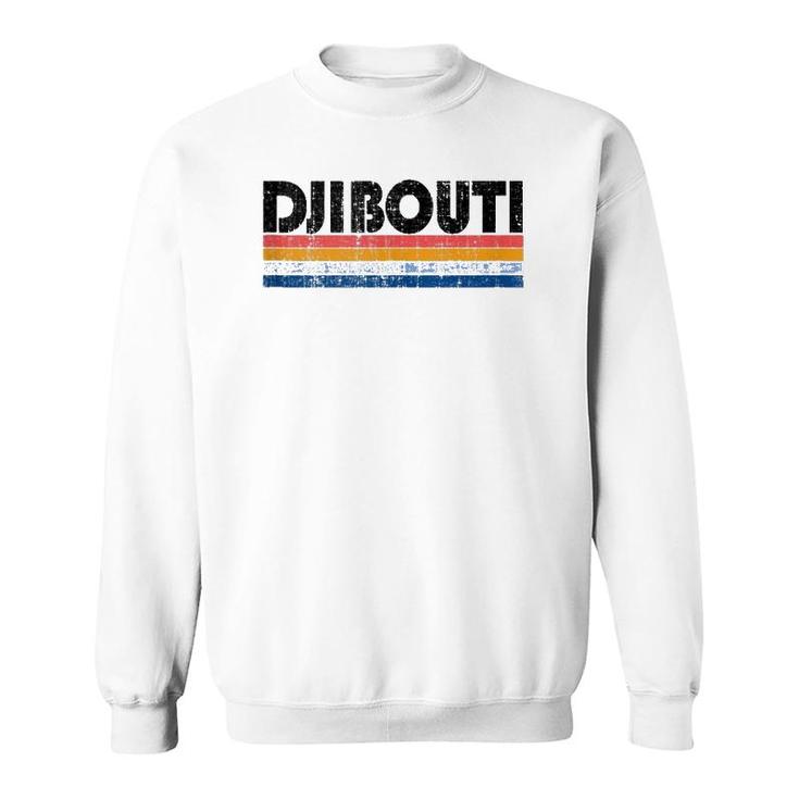 Vintage 70S 80S Style Djibouti  Sweatshirt