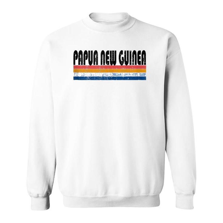 Vintage 70S 80S Style Papua New Guinea Sweatshirt