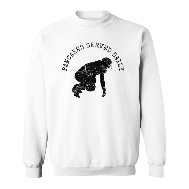 Vintage Football Player Defensive Offensive Lineman Quote Sweatshirt