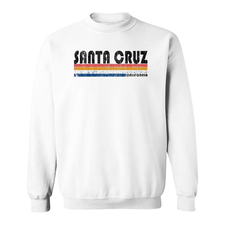 Vintage Retro 70S 1980S Santa Cruz Ca Sweatshirt