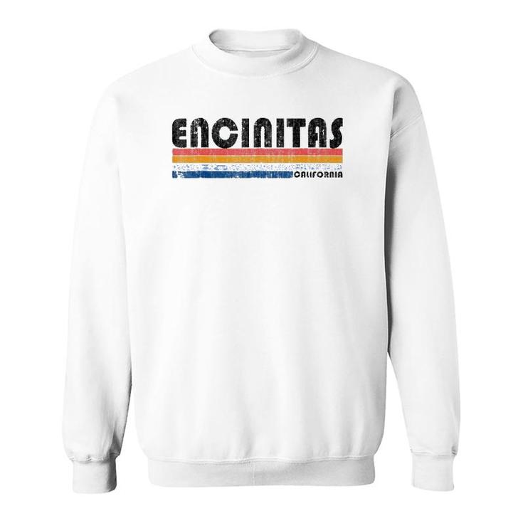 Vintage Retro 70'S 80'S Style Encinitas Ca Sweatshirt