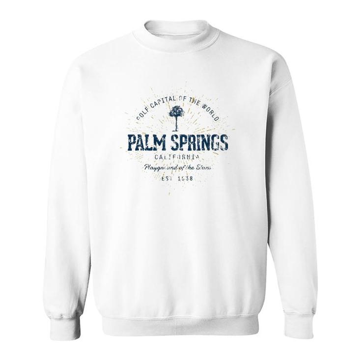 Vintage Retro Style Palm Springs Sweatshirt